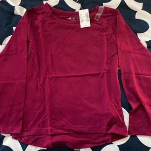 NWT Children’s Place Burgundy Shirt Size Small 5-6